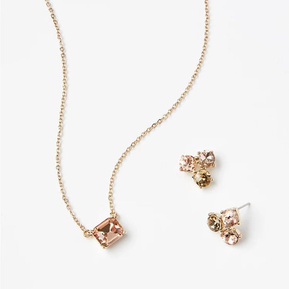 LOFT Jewelry Loft Necklace Earring Set Poshmark